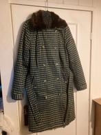 Groen bruin zwarte lange jas van Blutgeschwister, maat XL, Verzenden, Blutgeschwister, Groen, Jas of Mantel