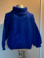 Gebreide wollen koningsblauwe dames coltrui, Kleding | Dames, Truien en Vesten, Maat 38/40 (M), Blauw, Ophalen of Verzenden, Geen merk