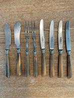 Antieke messen met hoornen heft - LAJENCKELS, Antiek en Kunst, Ophalen of Verzenden