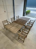 Royal Arrow teakhouten tuinset, Ophalen, Gebruikt, 6 zitplaatsen, Teakhout