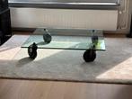 Design glazen salontafel 120x120cm tavolo con ruoto, Ophalen, Design, Vierkant, Minder dan 50 cm