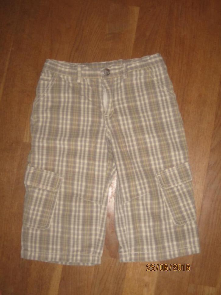 Bon'a Parte Kids geruite bermuda maat 130, Kinderen en Baby's, Kinderkleding | Maat 128, Gebruikt, Jongen, Broek, Ophalen of Verzenden