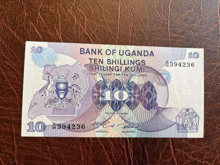 Oeganda tien shilling ZJ UNC, Postzegels en Munten, Bankbiljetten | Afrika, Los biljet, Overige landen, Ophalen of Verzenden