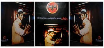 Bacardi poster abri formaat 118,5 x 175 cm ( 01 beschikbaar voor biedingen