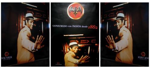 Bacardi poster abri formaat 118,5 x 175 cm ( 01, Verzamelen, Merken en Reclamevoorwerpen, Zo goed als nieuw, Reclamebord, Ophalen of Verzenden
