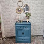 Leuk blauw/grijs halkastje, Ophalen, Zo goed als nieuw