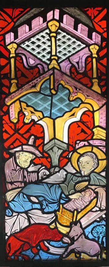 Gebrandschilderd Glas in Lood raam beschikbaar voor biedingen