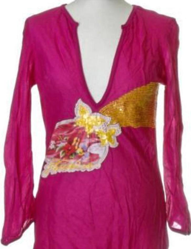 zachte fel roze beach jurk Fornarina met lovers xs, Kleding | Dames, Jurken, Zo goed als nieuw, Maat 34 (XS) of kleiner, Roze