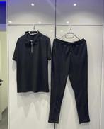 Casual heren pak broek met polo shirt - maat M, Ophalen of Verzenden, Nieuw, Blauw