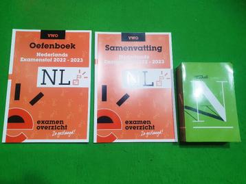 Examen VWO Nederlands: Samenvatting/Oefenboek/Woordenboek beschikbaar voor biedingen