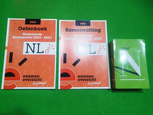 Examen VWO Nederlands: Samenvatting/Oefenboek/Woordenboek, Boeken, Studieboeken en Cursussen, Zo goed als nieuw, WO, Alpha, Verzenden