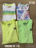 4 shirts van vingino maat 116, Ophalen of Verzenden, Zo goed als nieuw, Jongen, Shirt of Longsleeve