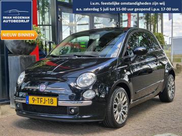 Fiat 500 0.9 TwinAir Lounge | Pano dak | Lederen bekleding | beschikbaar voor biedingen