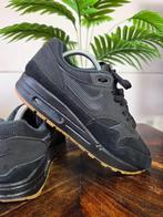 Nike Air Max 1 Black Gum maat 41, Zwart, NIKE, Ophalen of Verzenden, Nike