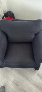 Zwarte IKEA Ektorp Fauteuil, Huis en Inrichting, Fauteuils, Ophalen, Zo goed als nieuw, Stof, 75 tot 100 cm