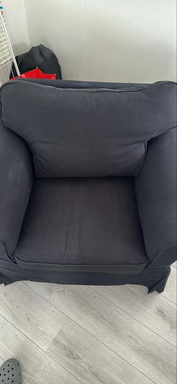 Zwarte IKEA Ektorp Fauteuil - afbeelding 1