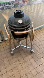 Buccan Kamado barbecue 16 inch met rvs deflector bbq egg ., Tuin en Terras, Houtskoolbarbecues, Nieuw, Ophalen