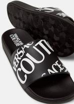 Versace Jeans Couture slippers Nieuw mt.42 origineel, Slippers, Zwart, Nieuw, Ophalen of Verzenden
