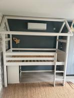 Halfhoogslaper Jip met Dak - Beter Bed, 85 tot 100 cm, Gebruikt, Ophalen of Verzenden, Hoogslaper of Stapelbed