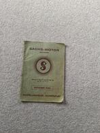 onderdelen boek sachs stationaire motoren, Motoren, Ophalen of Verzenden, Overige merken