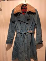 Winter jeans trenchcoat m, Kleding | Dames, Jassen | Winter, Maat 38/40 (M), Blauw, Nieuw, Ophalen of Verzenden
