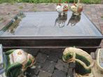 salontafel landelijk stoer oosters, Huis en Inrichting, Tafels | Salontafels, Ophalen, 100 tot 150 cm, 50 tot 100 cm, Minder dan 50 cm
