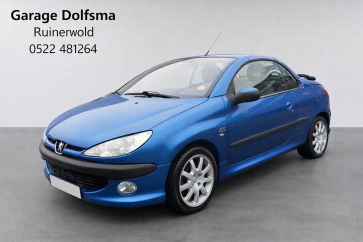 Peugeot 206 CC 2.0-16V-EXPORT-Dak werk niet-, Auto's, Peugeot, Bedrijf, Te koop, ABS, Airbags, Centrale vergrendeling, Elektrische buitenspiegels