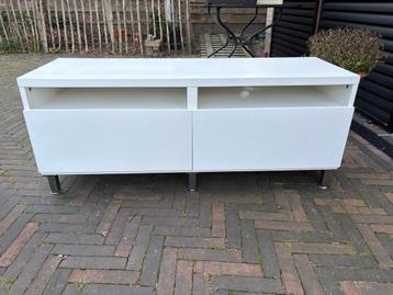 Ikea Besta tv-meubel wit 120x42x48 - afbeelding 1