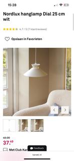 Nordlux Dial hanglamp wit 25cm, Ophalen, Zo goed als nieuw, Minimalist, Minder dan 50 cm
