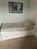 Bed met geintegreerd logeerbed incl matrassen, Ophalen, Zo goed als nieuw, 180 cm of meer, 85 tot 100 cm