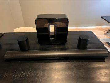 Sonos surround set met ARC, Sub gen3 en 2x one zwart beschikbaar voor biedingen