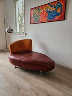 Leolux Kikko chaise longue, Gebruikt, Eenpersoons, Leer, Ophalen of Verzenden