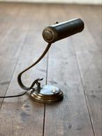 Art-Deco koperen lamp, pianolamp, tafellamp, Antiek en Kunst, Ophalen of Verzenden
