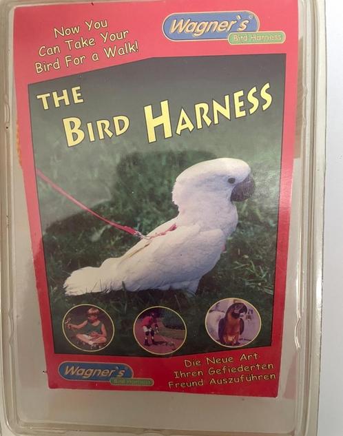 Wagner’s The bird harness vogeltuigje maat S, M en L, Dieren en Toebehoren, Vogels | Toebehoren, Zo goed als nieuw, Ophalen of Verzenden