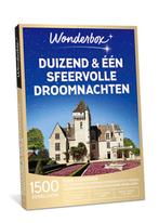 Wonderbox - 1001 Sfeervolle droomnachten t.w.v. € 150,-, Tickets en Kaartjes, Hotelbonnen, 2 overnachtingen, Twee personen
