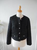 Tweed jasje van H&M, maat M, Maat 38/40 (M), H&M, Zwart, Ophalen of Verzenden