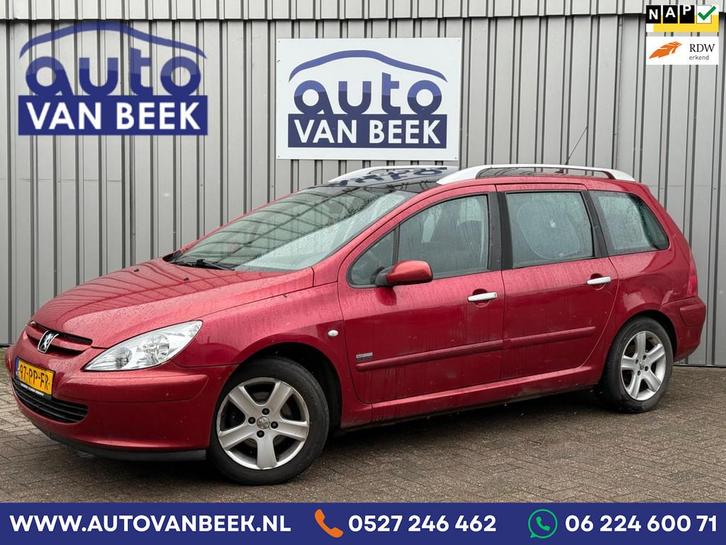 Peugeot 307 SW 2.0 16V Navtech|7 persoons|Trekhaak, Auto's, Peugeot, Bedrijf, Te koop, ABS, Airbags, Airconditioning, Boordcomputer