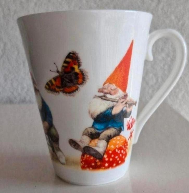 Beker David de Kabouter, Huis en Inrichting, Keuken | Servies, Zo goed als nieuw, Kop(pen) en/of Schotel(s), Overige stijlen, Ophalen of Verzenden