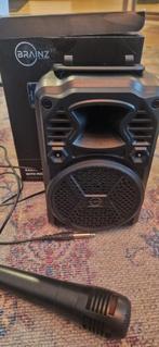 Karaoke Boombox met mikrofoon, Ophalen of Verzenden, Zo goed als nieuw, Complete set