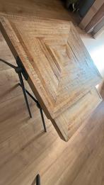 Mango hout salontafel 2 stuks, Huis en Inrichting, Tafels | Eettafels, Ophalen, Vierkant, 50 tot 100 cm, Zo goed als nieuw