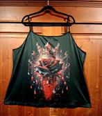 stoere gothic top Rose Crown 48/50, Kleding | Dames, Overige kleuren, Maat 46/48 (XL) of groter, Nieuw, Ophalen of Verzenden