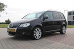 Volkswagen Touran 1.4 TSI 125KW DSG 2009 Zwart, Zwart, 4 cilinders, Leder en Stof, Zwart