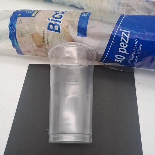200x transparante plastic drinkbekers – 0,2 liter – nieuw, Huis en Inrichting, Keuken | Servies, Nieuw, Glas of Glazen, Overige stijlen