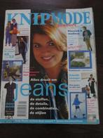 Knipmode januari 1998 alles draait om jeans, Ophalen of Verzenden, Zo goed als nieuw, Vrouw, Knipmode