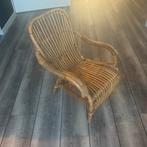 Vintage Rotan Kinderstoel, Gebruikt, Bruin, Riet of Rotan, Ophalen of Verzenden