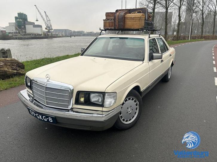 Mercedes-Benz S 300 W126  300SD Turbodiesel 1983 Beige, Auto's, Mercedes-Benz, Bedrijf, S-Klasse, Elektrische stoelverstelling