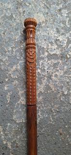 Antieke Wandelstok met Wapenmotief, Ophalen of Verzenden