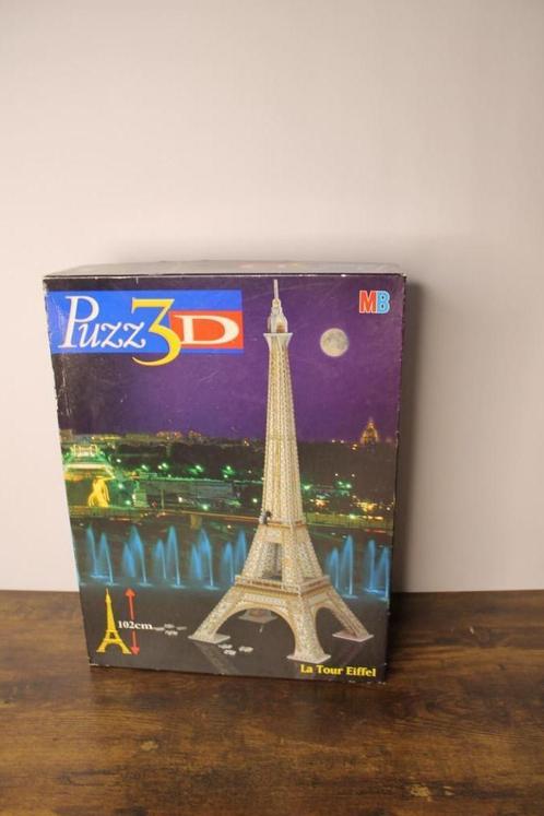 La Tour Eiffel Puzz3D eiffeltoren, Hobby en Vrije tijd, Denksport en Puzzels, Zo goed als nieuw, Rubik's of 3D-puzzel, 500 t/m 1500 stukjes