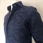 Cavallaro Napoli shirt - shine blue - fine cotton heren, Halswijdte 38 (S) of kleiner, Zo goed als nieuw, Cavallaro Napoli, Verzenden