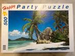 Happy Party Puzzel - Tropisch Paradijs - 500 stukjes, Ophalen of Verzenden, 500 t/m 1500 stukjes, Zo goed als nieuw, Legpuzzel